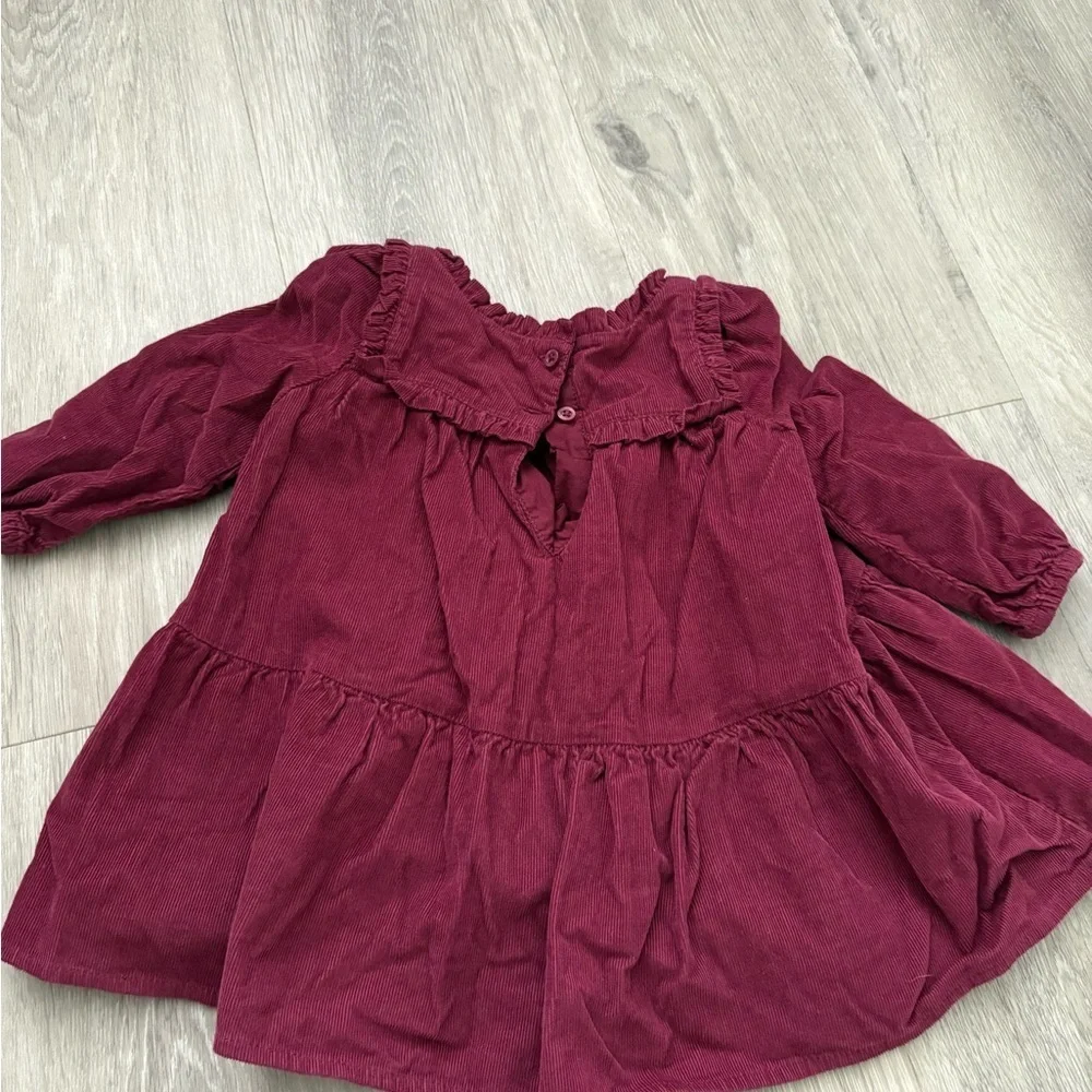 GAP Plum Ruffled Baby Dress
